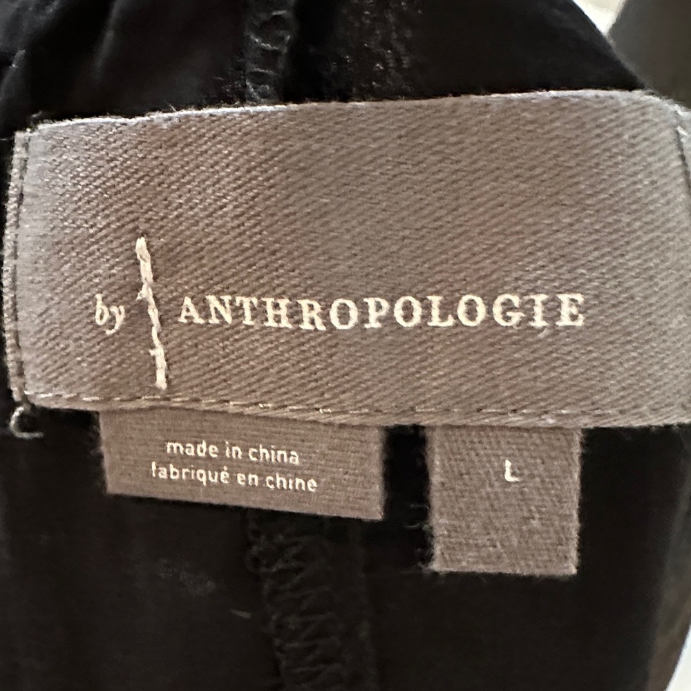 Anthropologie Elegant Black Tiered A-Line Skirt - Picture 3 of 4